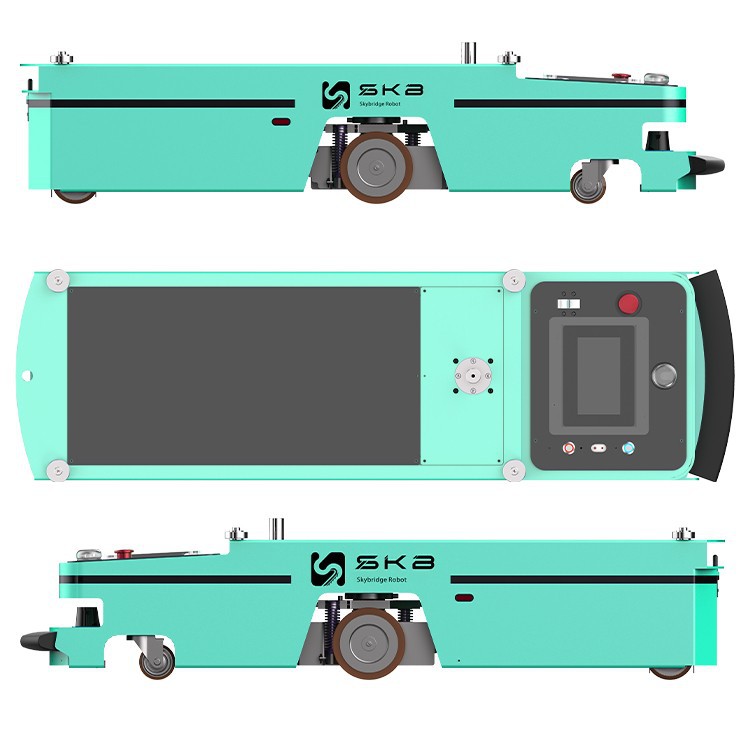 mouse agv in automation industry (Top view)